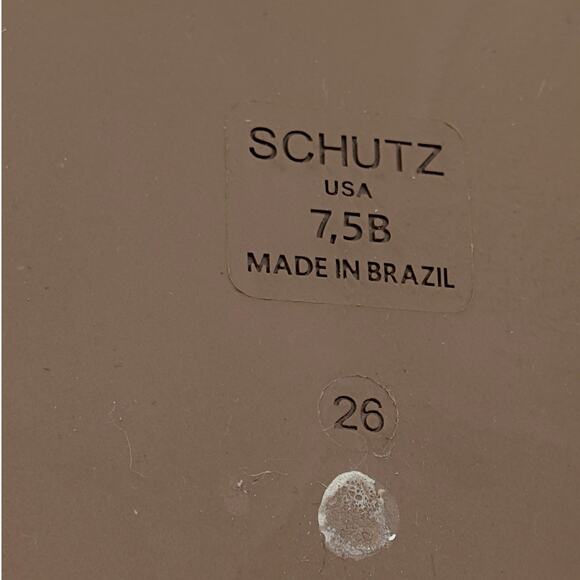 Schutz Naomi Slide Sandal Women's Adjustable Straps Brown Size US7.5B EU38 - Picture 9 of 12